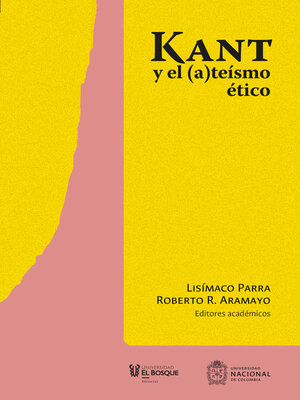 cover image of Kant y el (a)teísmo ético